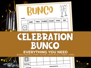 Celebration Bunco Pack