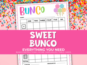 Sweet Candy Bunco Pack