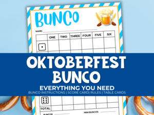 Oktoberfest Bunco Pack