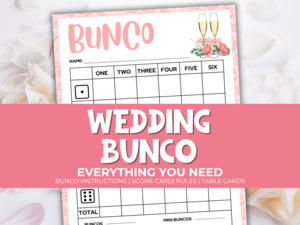 Wedding Bunco Pack