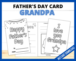 Fathers Day: Father's Day Card - Grandpa