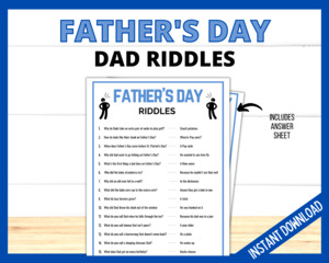 Fathers Day: Fathers Day Riddles