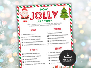 Christmas: How Jolly Are You?