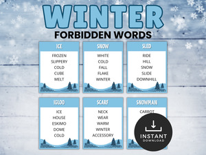 Winter Forbidden Words