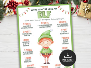 Christmas: Who is Most Like an Elf