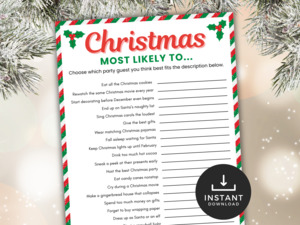 Christmas Most Likely To