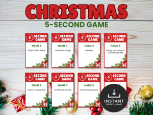 Christmas 5 Second Game
