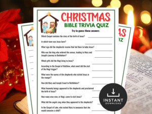Christmas: Christmas Bible Trivia
