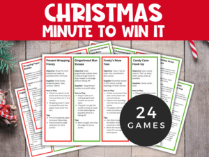 Christmas: Christmas Minute To Win It Games