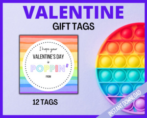 Poppin Valentines Tag