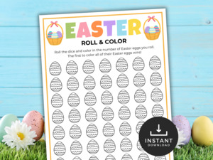Easter: Easter Roll and Color