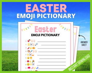 Easter Emoji Pictionary