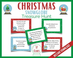 Christmas Treasure Hunt: Christmas Snowglobe Treasure Hunt