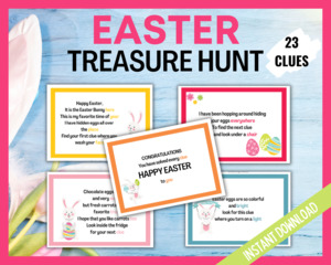 Easter Treasure Hunt: Indoor Easter Treasure Hunt
