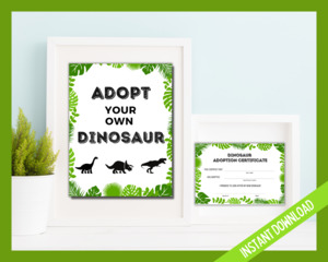 Dinosaur: Adopt a Dinosaur