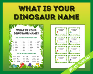 Dinosaur: What is your Dinosaur Name