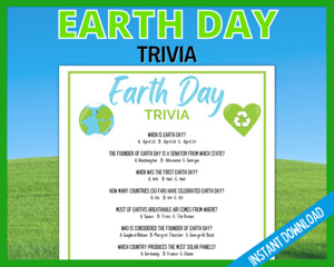 Earth Day: Earth Day Trivia