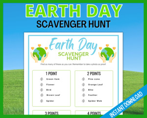 Earth Day Scavenger Hunt