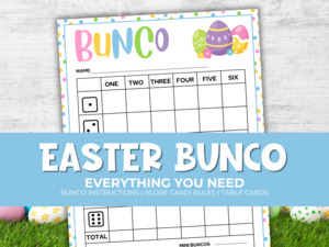 Easter Games: Easter Bunco Pack