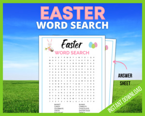Easter Games: Easter Word Search