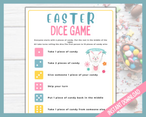 Easter Candy Dice