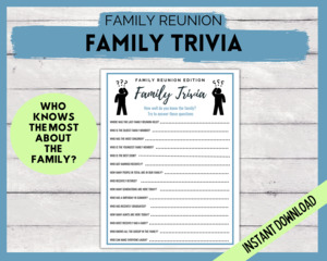 Family Reunion Trivia