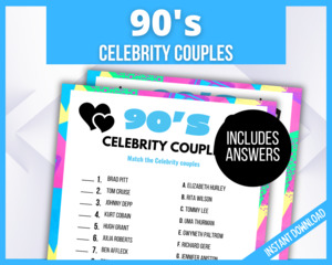 90s Celebrity Couple Match Up