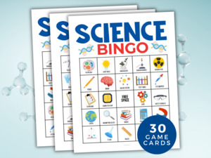 Science Bingo 30 Cards