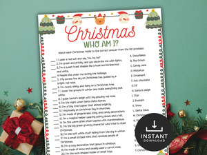 Christmas Who Am I?