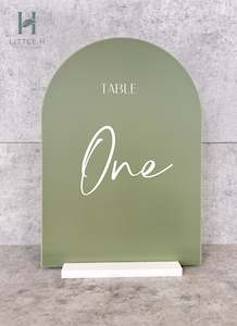 Table Number - Botanical Range