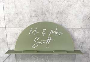 Table Arch Sign - Botanical Range