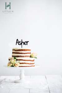 Name Cake Topper - Standard