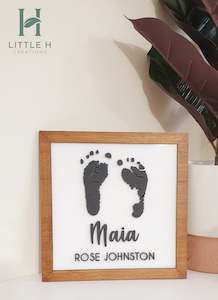 3D Footprint Plaque
