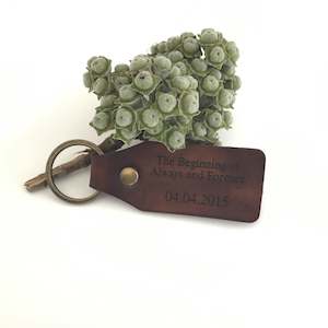 Personalised Leather Tag