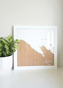 Gifts: 3D Coastal Map Art
