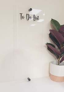 Dry Erase To Do List