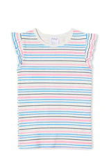MILKY Stripe Rib Tee