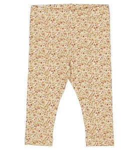Wheat - Jersey Leggings - Eggshell Flowers