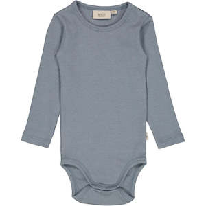 Wheat - Rib Long Sleeve Stormy Weather Bodysuit