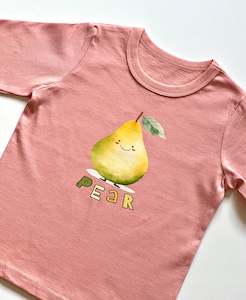 Baby Boy 0 24 Months: Tutti Fruity - Pear - Long Sleeve T-shirt