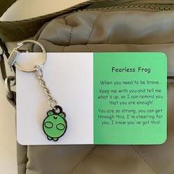 Donate A Courage Bunny To A Child Receiving Treatment At Starship Or Christchurch Hospital: Donate a Fearless Frog Keyring