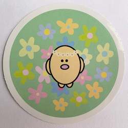 Sticker - worry monster with headband