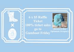 6 Raffle Tickets with Free Optimistic Octopus