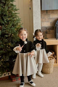 Sophie Velvet Rose Dress