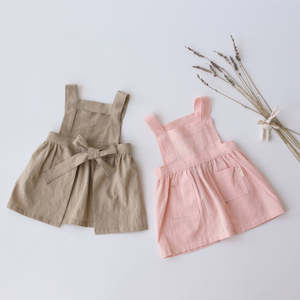 Farmkamille: Bily Linen Apron - Kid's