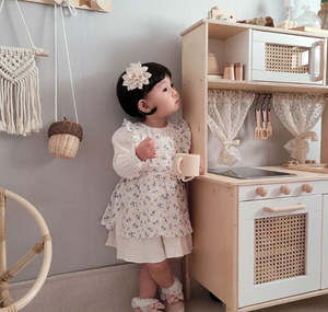 Spring 22 Collection: Libby Blue Frilled Apron