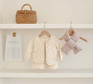 Collection For Boys: Berry Quilted Vest