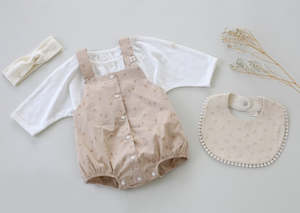 Overalls Rompers: Mini Cherry Romper