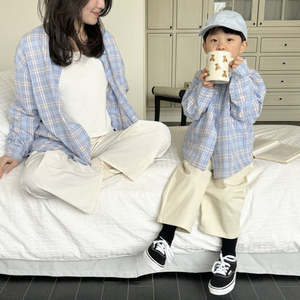 Collection For Boys: Sweet Breeze Check Cotton Shirt