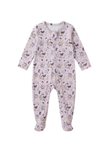 Rompers: Lilac Whimsical Garden Romper